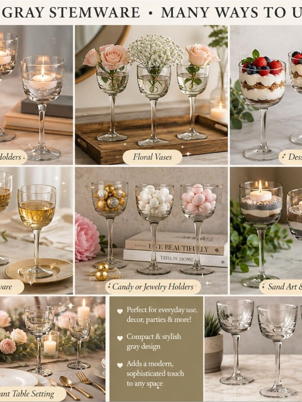 Stemware • Glassware • Goblets - Picture 6 of 7